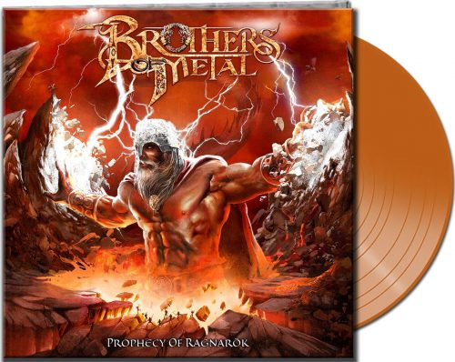 Brothers Of Metal Prophecy of Ragnarök LP oranžová