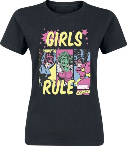 Marvel's The Avengers Girls Rule Dámské tričko černá