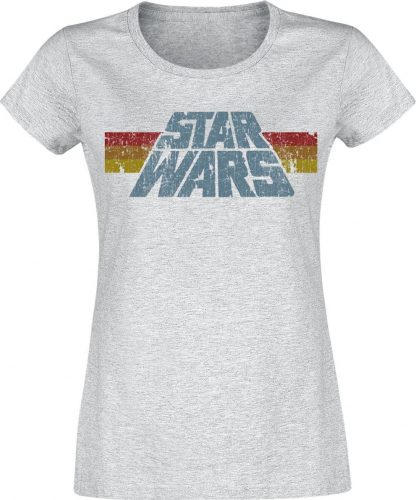 Star Wars Vintage 77 Dámské tričko prošedivelá