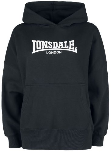 Lonsdale London Stringston Dámská mikina s kapucí černá