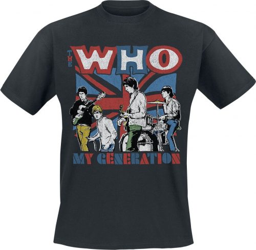 The Who My Generation Vintage Tričko černá
