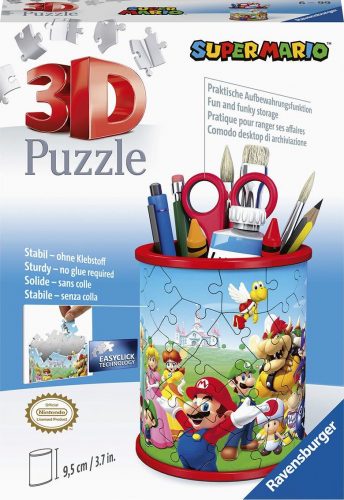 Super Mario Stojan na perá Super Mario 3D Puzzle Puzzle vícebarevný