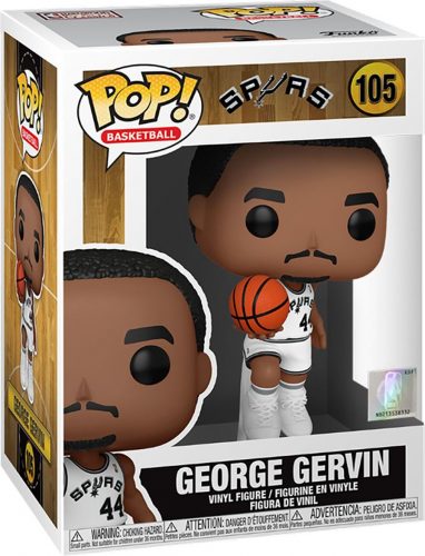 NBA Vinylová figurka č. 105 San Antonio Spurs - George Gervin (Home Jersey) Sberatelská postava standard
