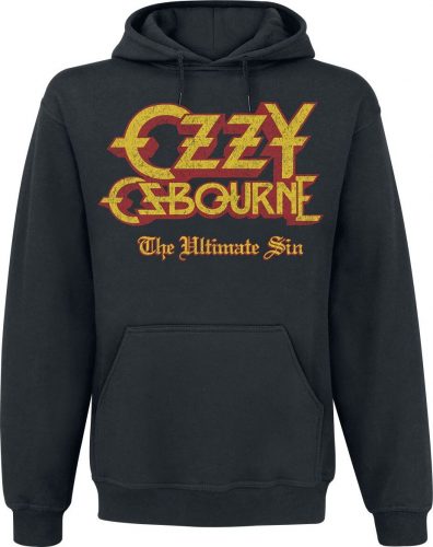 Ozzy Osbourne Ultimate Sin Vintage Tour Mikina s kapucí černá
