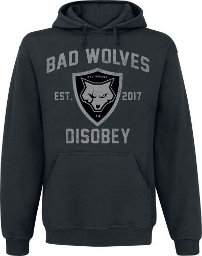 Bad Wolves Disobey Athletic Mikina s kapucí černá