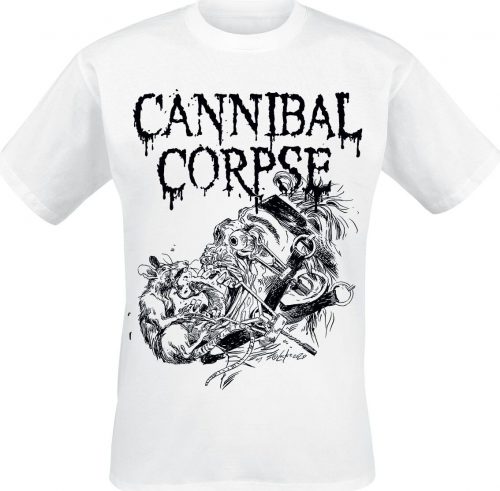 Cannibal Corpse Overtorture Tričko bílá