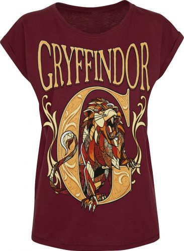 Harry Potter Gryffindor Dámské tričko bordová