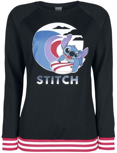 Lilo & Stitch Surf & Destroy Dámská mikina černá