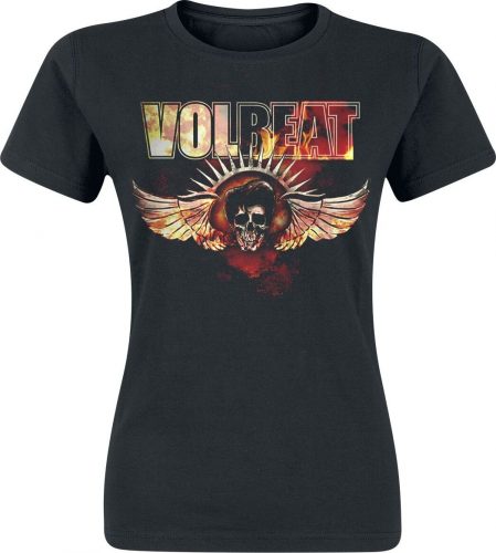 Volbeat Burning Skullwing Dámské tričko černá