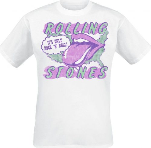 The Rolling Stones It's Only Rock N Roll Tričko bílá