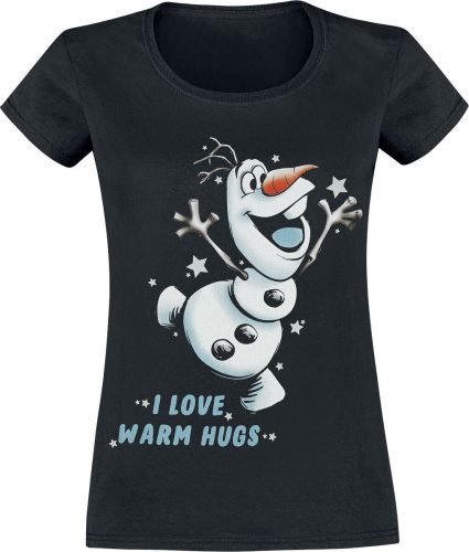 Frozen Olaf - I Love Warm Hugs Dámské tričko černá