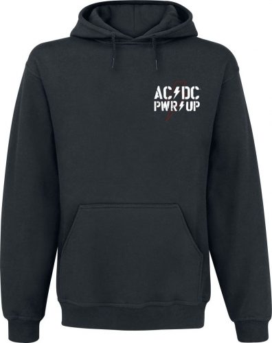 AC/DC PWRUP Lightning Cables Mikina s kapucí černá