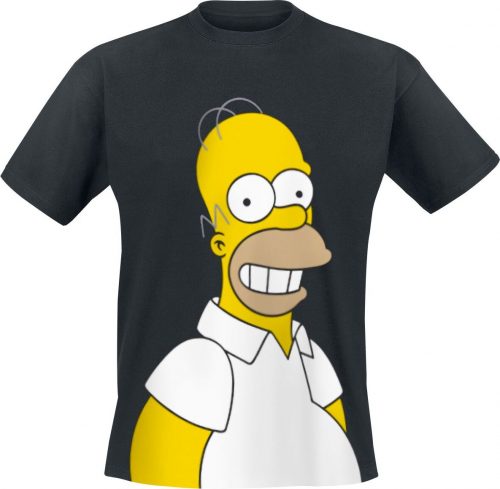 Die Simpsons Homer - Big Head Tričko černá