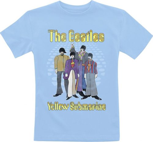 The Beatles Kids - Yellow Submarine Groovy Dots detské tricko světle modrá