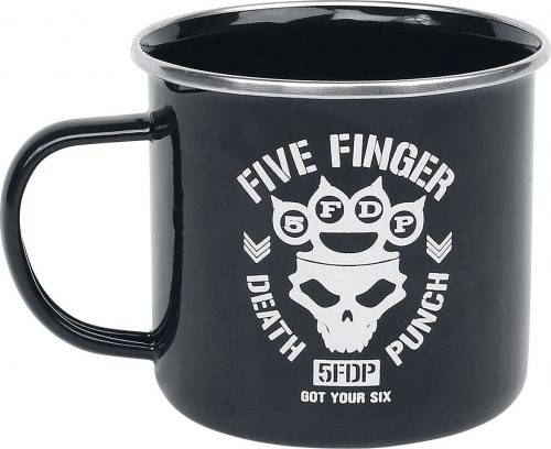 Five Finger Death Punch Five Finger Death Punch Logo Hrnek černá