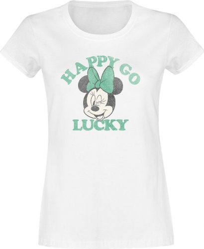 Mickey & Minnie Mouse Lucky Minnie Dámské tričko bílá