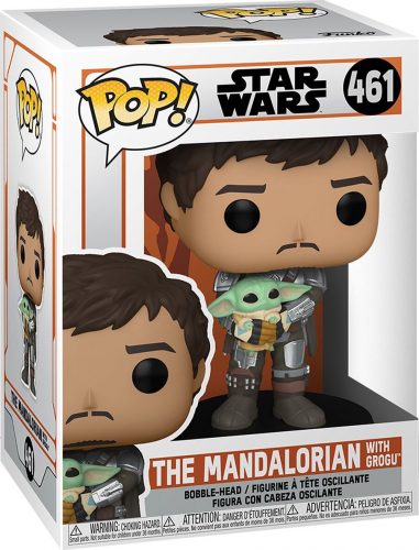 Star Wars Vinylová figurka č. 461 The Mandalorian - The Mandalorian with Grogu Sberatelská postava standard