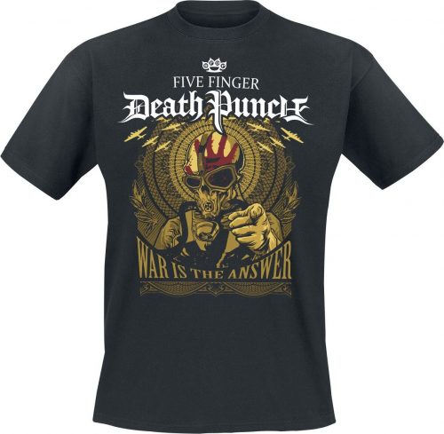 Five Finger Death Punch War Is The Answer Tričko černá