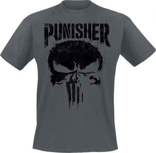 The Punisher Big Skull Tričko tmavě šedá