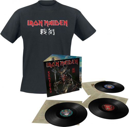Iron Maiden Senjutsu 3-LP & tricko černá