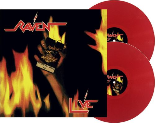 Raven Live at the inferno 2-LP červená