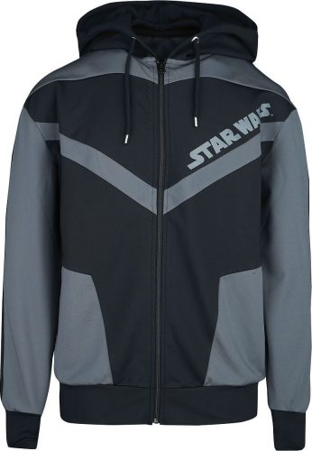 Star Wars Darth Vader Mikina s kapucí na zip cerná/šedá