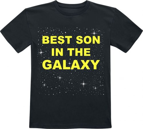Family & Baby Kids - Best Son In The Galaxy detské tricko černá