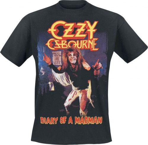 Ozzy Osbourne Diary Of A Madman Album Tričko černá