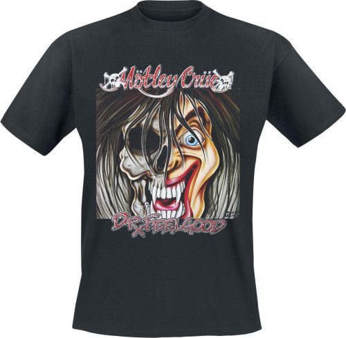 Mötley Crüe Dr. Feelgood Split Face Tričko černá