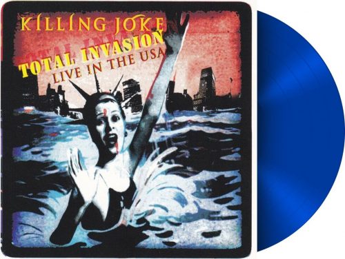Killing Joke Total invasion - Live in the USA LP modrá
