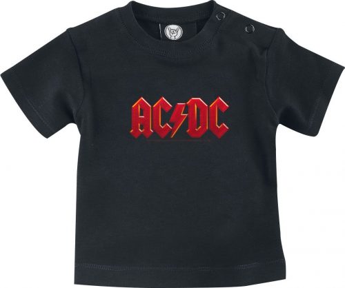 AC/DC Metal-Kids - Logo detská košile černá