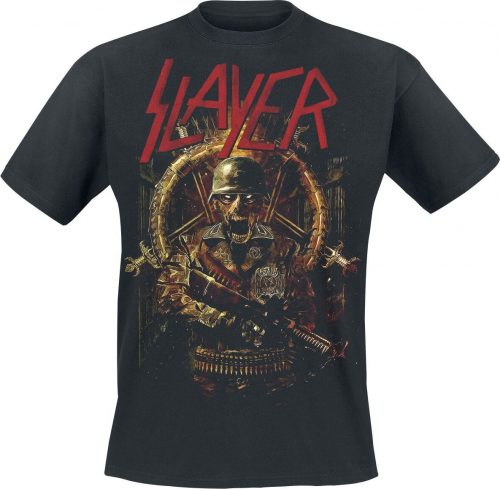 Slayer Comic Book Cover Tričko černá