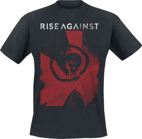 Rise Against Tower Tričko černá