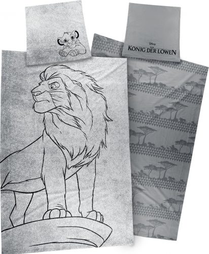 The Lion King Simba Ložní prádlo šedá