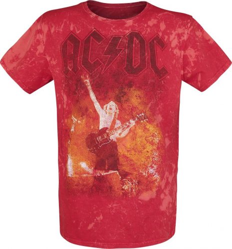 AC/DC On Stage Tričko červená