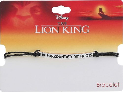 The Lion King I´m Surrounded By Idiots náramek stríbrná