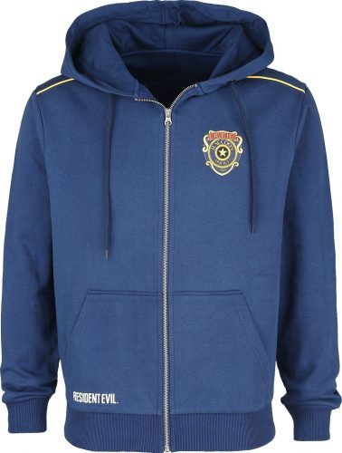 Resident Evil R.P.D. Mikina s kapucí na zip modrá