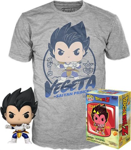 Dragon Ball Z - Vegeta - T-Shirt plus Funko - POP! & Tee Sberatelská postava standard