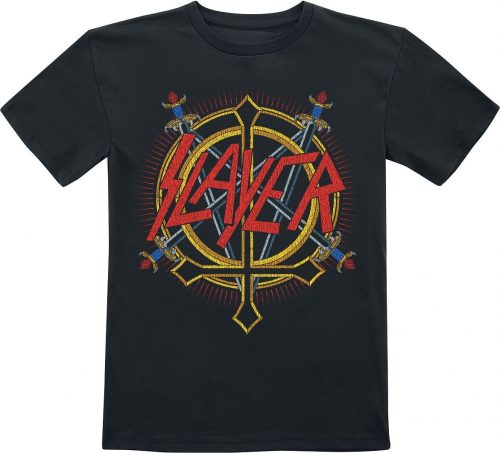 Slayer Kids - Pentagram Emblem detské tricko černá