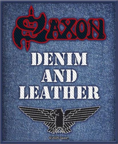 Saxon Denim & Leather nášivka vícebarevný