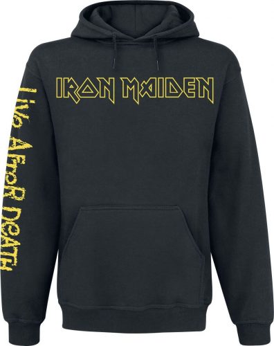 Iron Maiden Live after death Mikina s kapucí černá