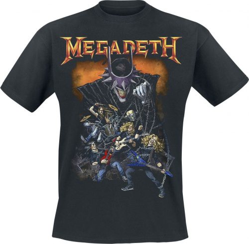Megadeth Megadeth Dark Nights Death Metal – DC Tričko černá