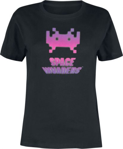 Space Invaders Pink Invader Dámské tričko černá