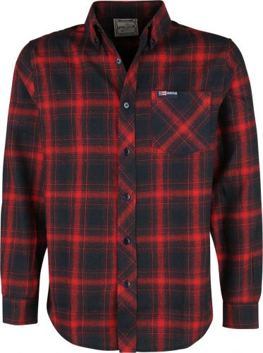 GoodYear Heavy Flannel Košile červená