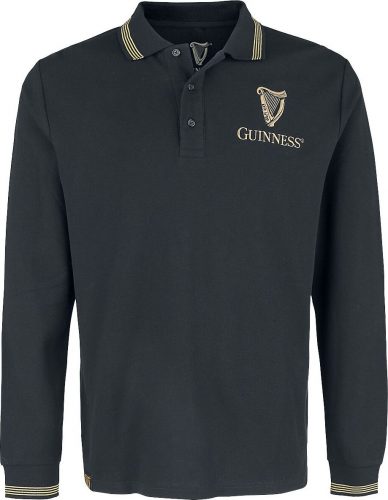 Guinness Guinness Rugby tričko s dlouhými rukávy černá