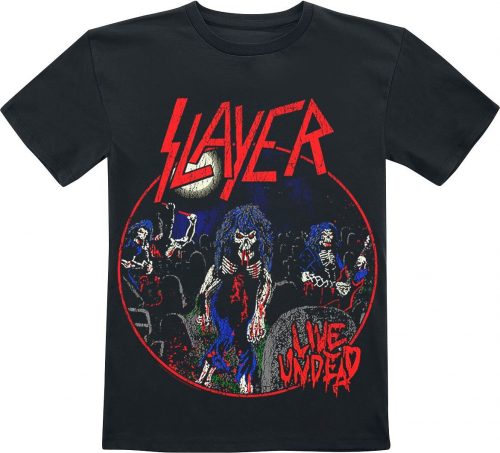 Slayer Kids - 80s Live Undead detské tricko černá