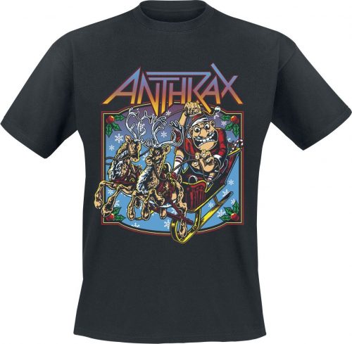 Anthrax Christmas Is Coming Tričko černá
