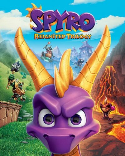 Spyro - The Dragon Game Cover Art Mini vícebarevný
