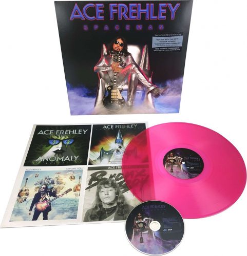 Ace Frehley Spaceman LP & CD magenta