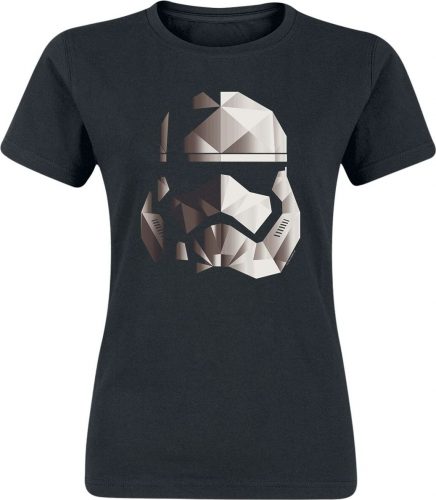 Star Wars Stormtrooper - Mono Cubist Dámské tričko černá